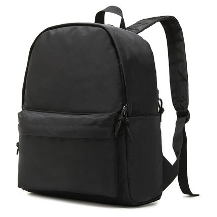 Japan and South Korea leisure Oxford cloth backpack men and women students backpack backpack Korean tide travel bag: UPGRADE Black