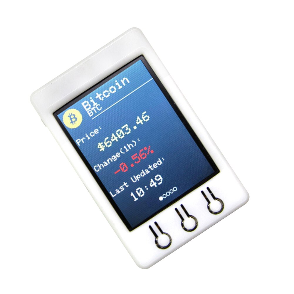 Screen Accessories ESP32 TFT Psram 4M Flash T-Watcher Led Price Program 2.2Inch 320x240 BTC Ticker Display Module