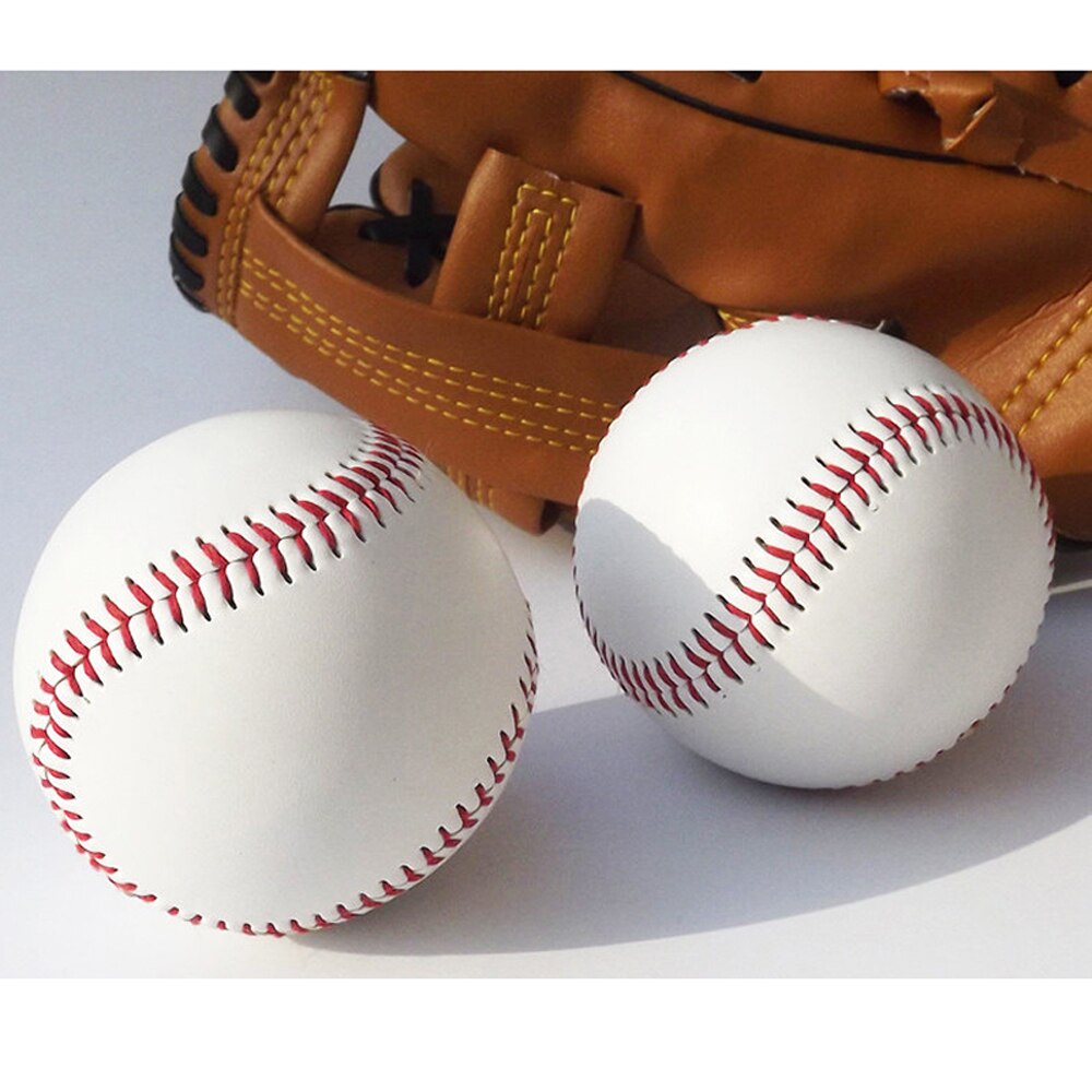 Standard Baseball Ball Softball 9" Handmade PVC Upper Rubber Baseballs Inner Soft Balls Training Exercise beisebol