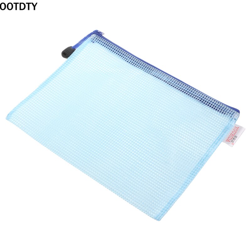 Waterproof Document Bag A3 Size Zipper File Pocket Storage School Office Supplies