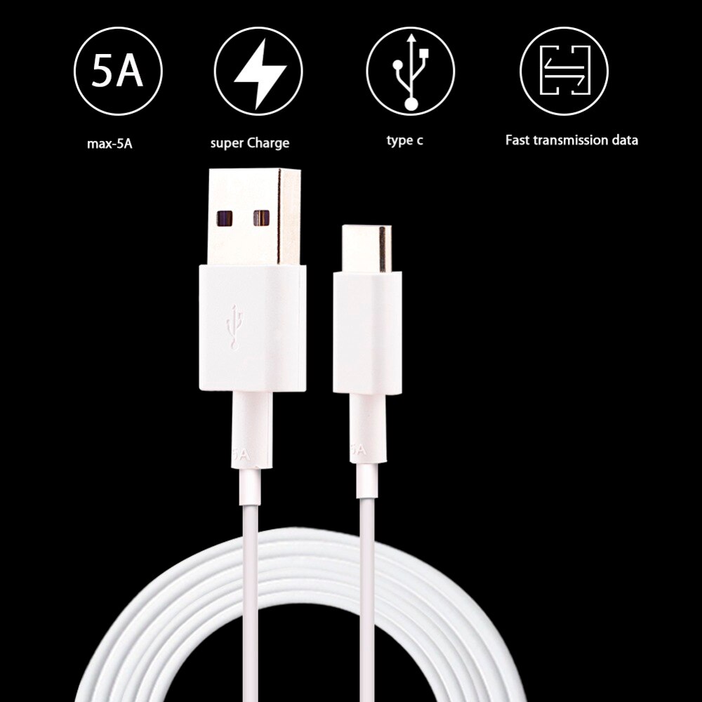 USB 5A Type C Kabel USB 3.1 Type-C Super Lader Kabel voor Huawei P20 Pro