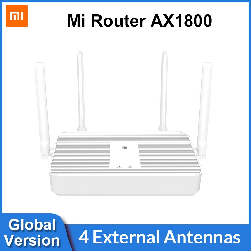 Originele Global Versie Xiaomi Mi Router AX1800 Wifi 6 1800 Mbps 5-Core 256Mb AX5 4 Antennes 2.4G/5G Dual Frequentie Mesh Netwerk