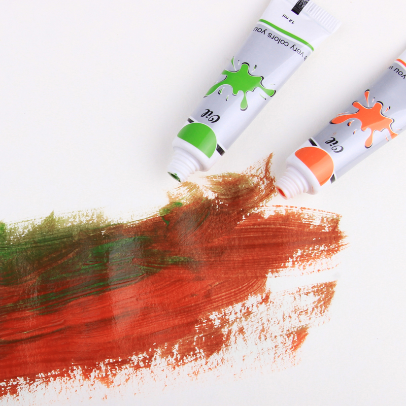 12 colors non-toxic boxed oil paint painting materials art supplies painting materials