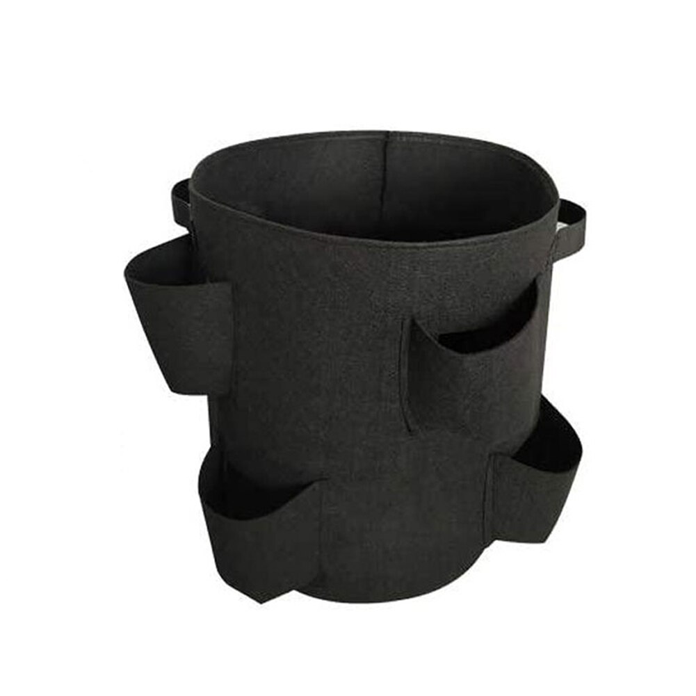 Worki robić uprawy truskawek 40l 10 galonów oddychające torby roślinne robić warzyw kwiatowych warzywa pomidorowe narzędzia robić sadzenia pojemnik ogrodnictwo: czarny