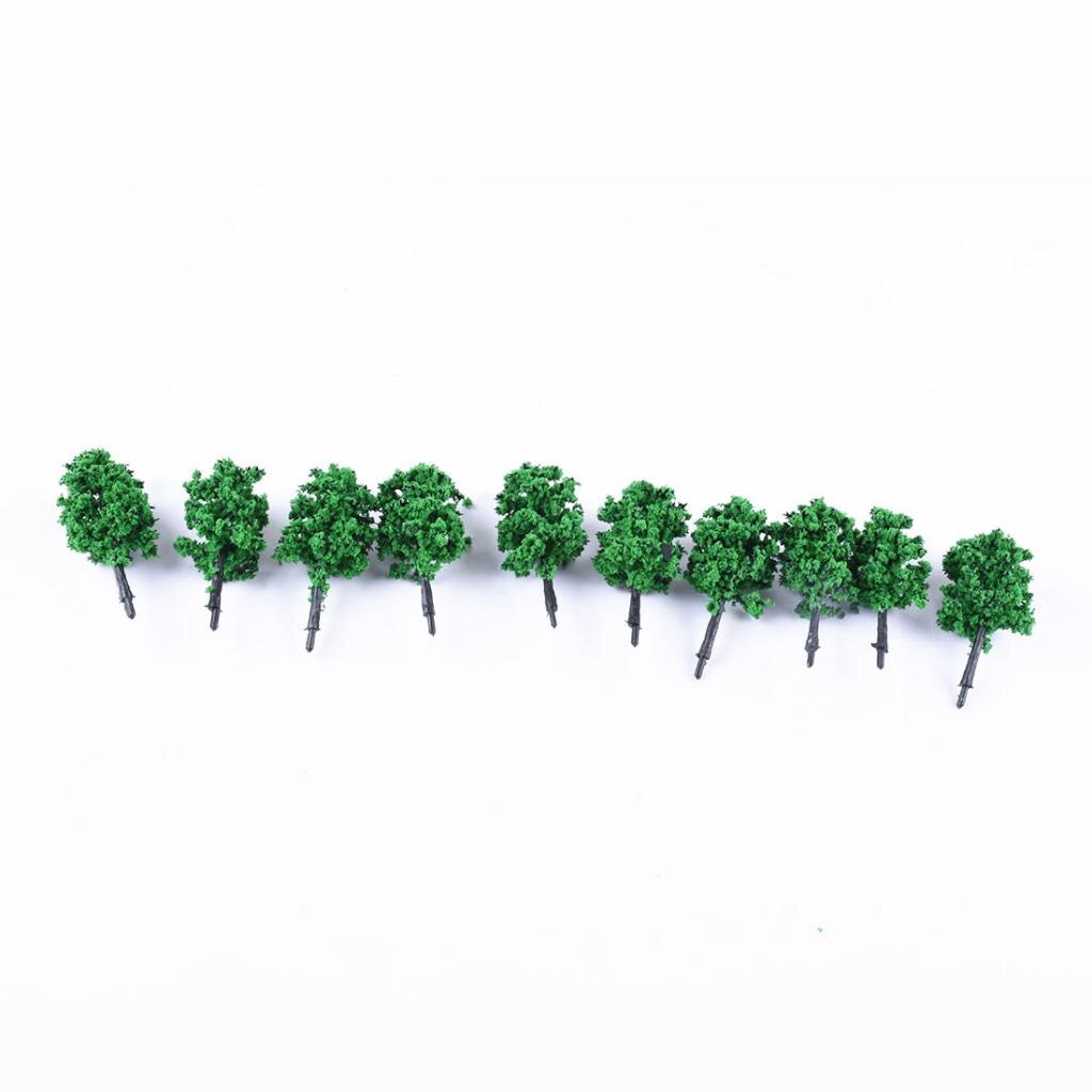 10 Pcs Boom Model Voor Landschap Diorama Landschap Building Hulpmateriaal