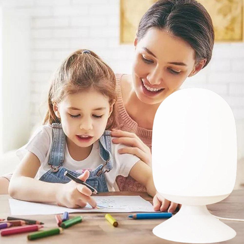 USB powered LED 3D Night Light Innovative Button Switch Led Table Lamp white light for Bedroom Bedside