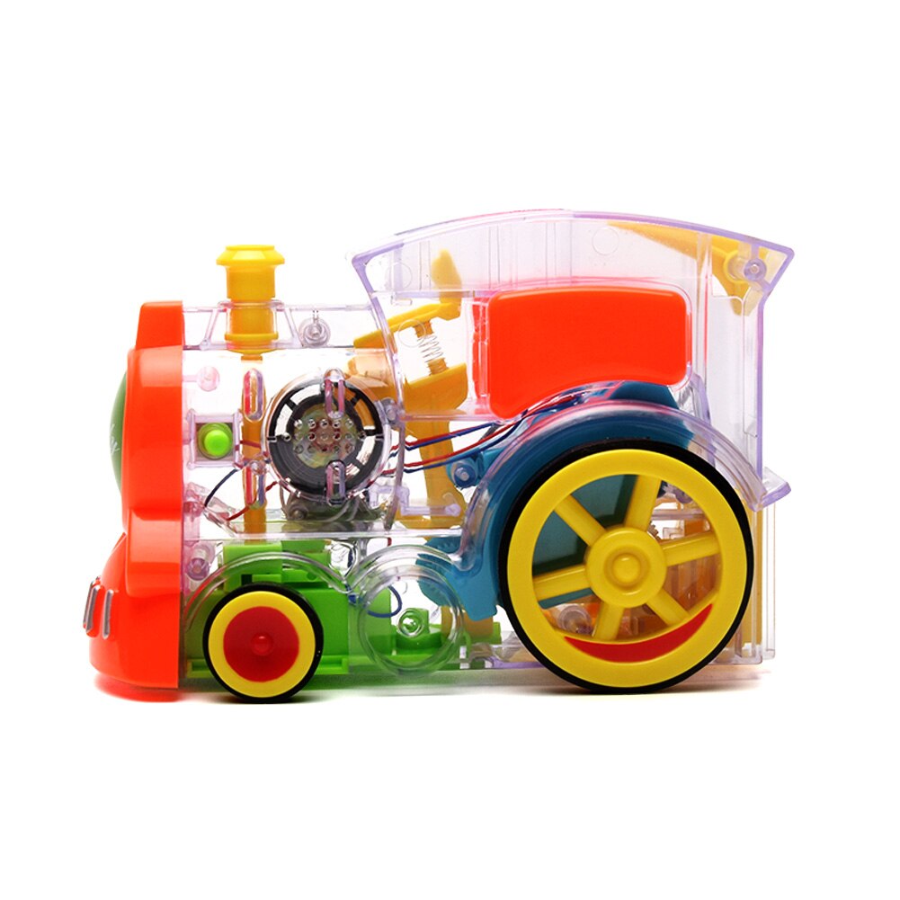 Boys Girls Spatial Thinking Skills Educational Hand Eye Coordination Stacking With Blocks Durable Domino Train Toy Set