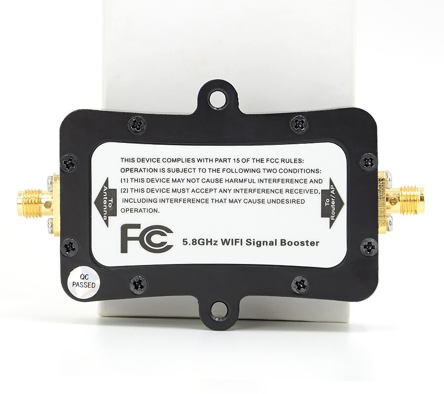 5.8 ghz mini 5w wireless ieee 802.11b/ g/n wifi wlan signal booster 5w wifi trådløst bredbånd wi-fi forstærker til router cf -g103