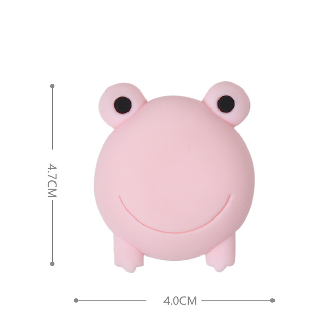 Tope de puerta con dibujos animados a la , Pomo de puerta, bloqueo de guardabarros de goma, almohadilla protectora contra choques, Protector de pared a prueba de golpes: A