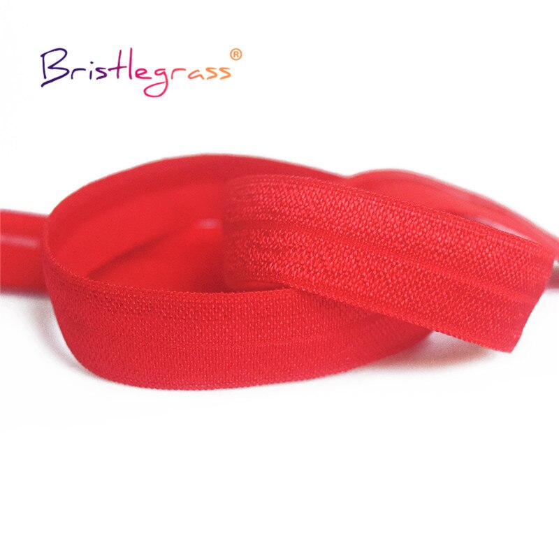 BRISTLEGRASS 2 5 10 Yard 5/8 &quot;15mm Silikon Greifer Shiny Foldover Elastische FOE Spandex Band Band Perücke kleid DIY Nähen Trim