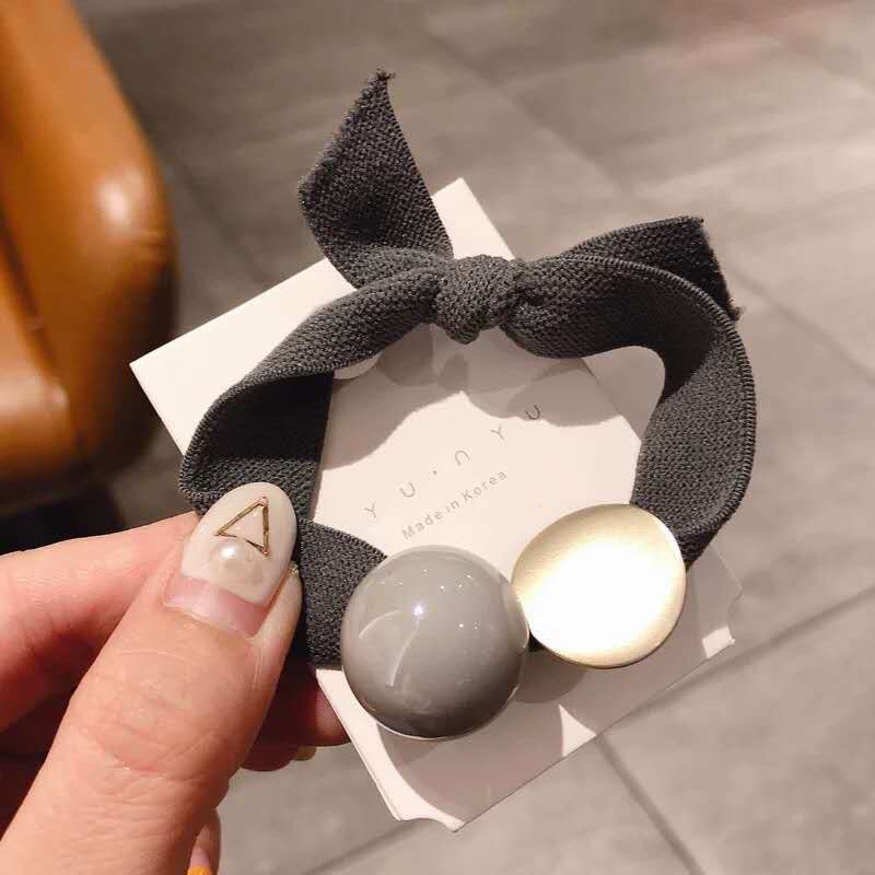 Geometric Hair Ties & Headbands - Elastic Cartoon Hair Rope - Trendy Hair Accessories for Women & Girls