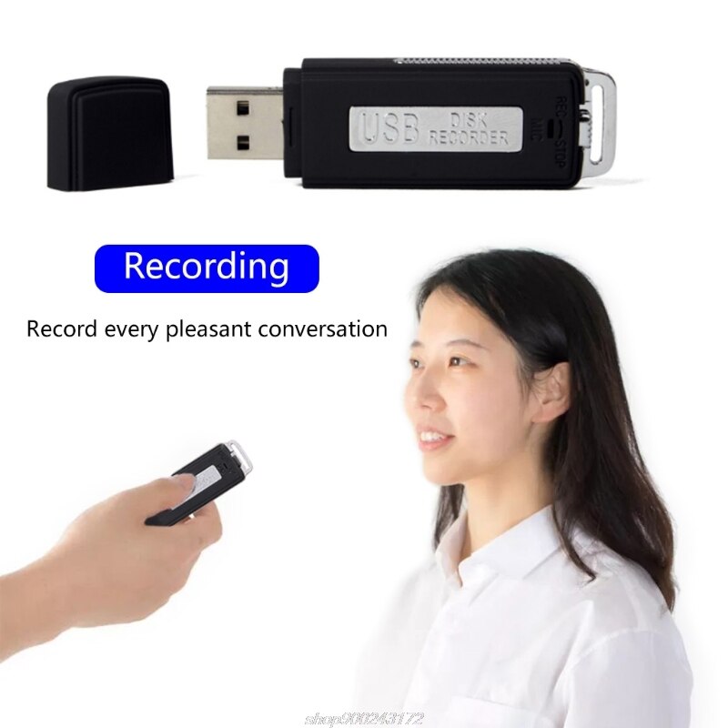 8Gb Oplaadbare Mini Usb Flash Drive Opname Dictaphone 70Hr Digitale Voice Recorder Draagbare O10 20