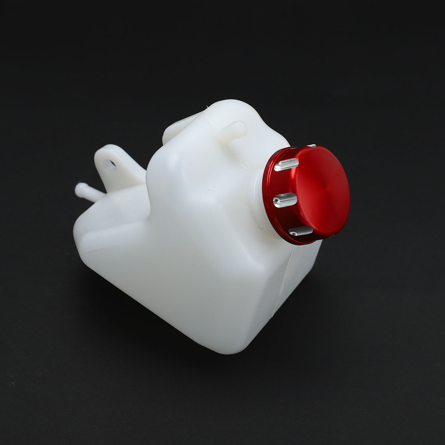 Motorcycle Plastic Water Coolant Reservoir Tank CNC Caps KLX 250 KLX250Coolant Reservoir Tank Radiator Overflow for Kawasaki