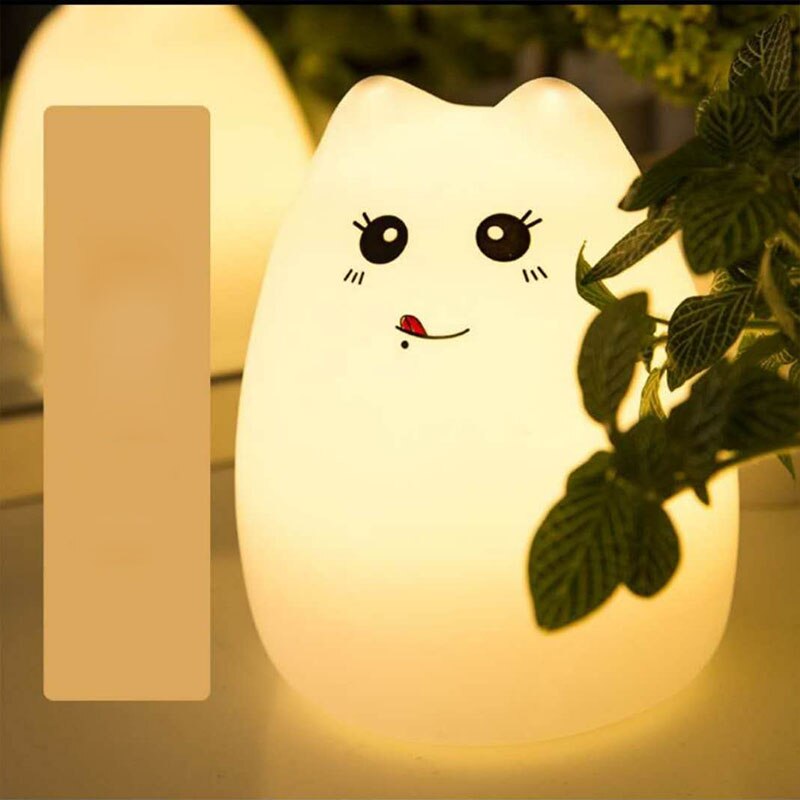 Youpin Kids Volwassen Speelgoed Stress Reliever Leuke Kat Anti Stressbal Stress Relief Speelgoed Schattige Mini Kid Led lamp