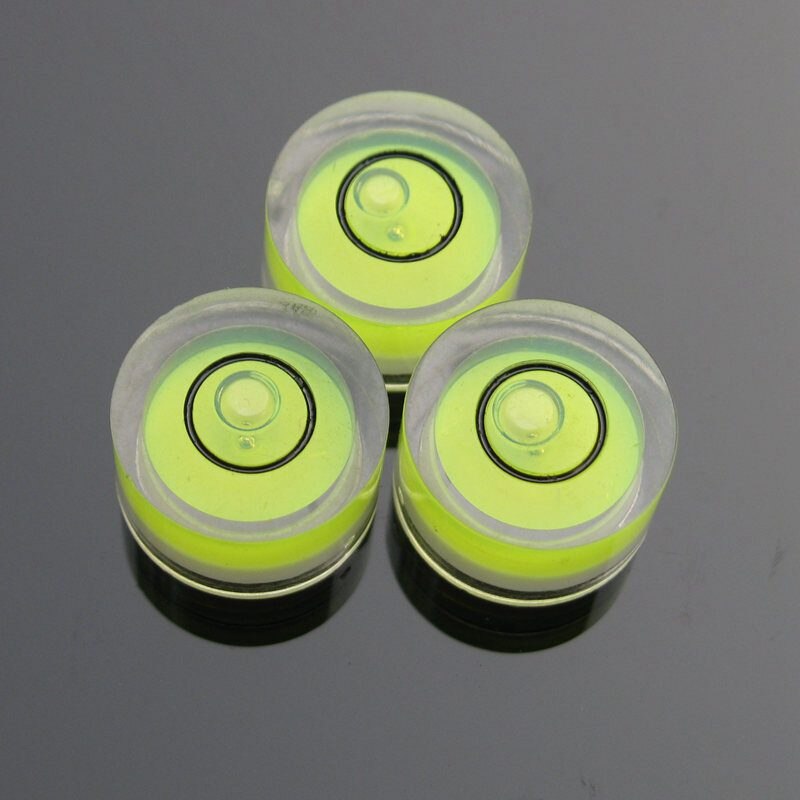 HACCURY 12*7mm Plastic level bubble Circular Mini bubble level bubble spirit level measurement instrument