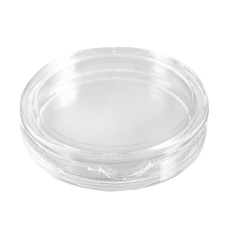 Lot de 100 capsules rondes en plastique transparent de 32 mm pour pièces de monnaie Lot de 100 capsules rondes en plastique transparent de 32 mm pour pièces de monnaie