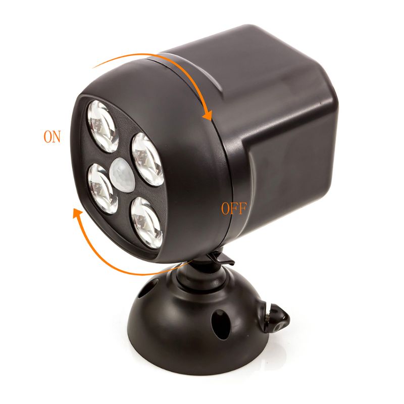 Waterproof Lights IP65 Outdoor with Sensor Battery Operated Security Lights