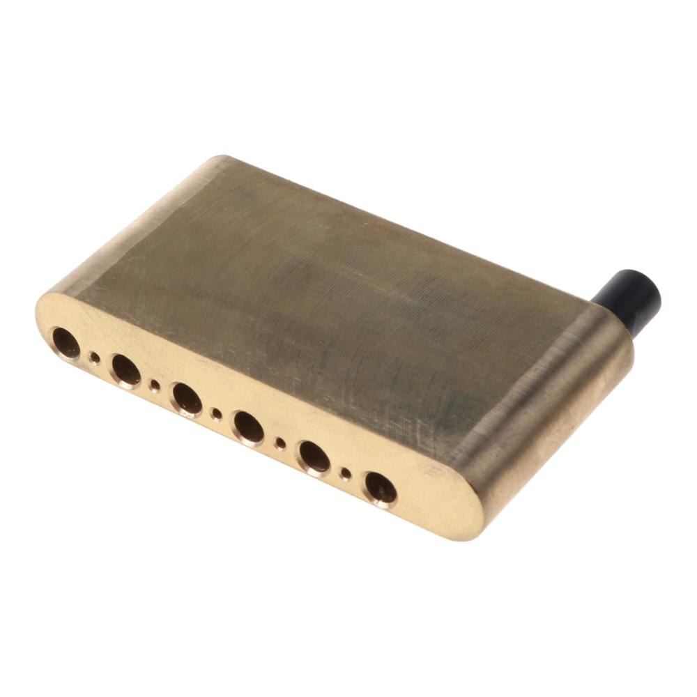 Base de bloque trémolo DIY para accesorios de puente de guitarra eléctrica de latón