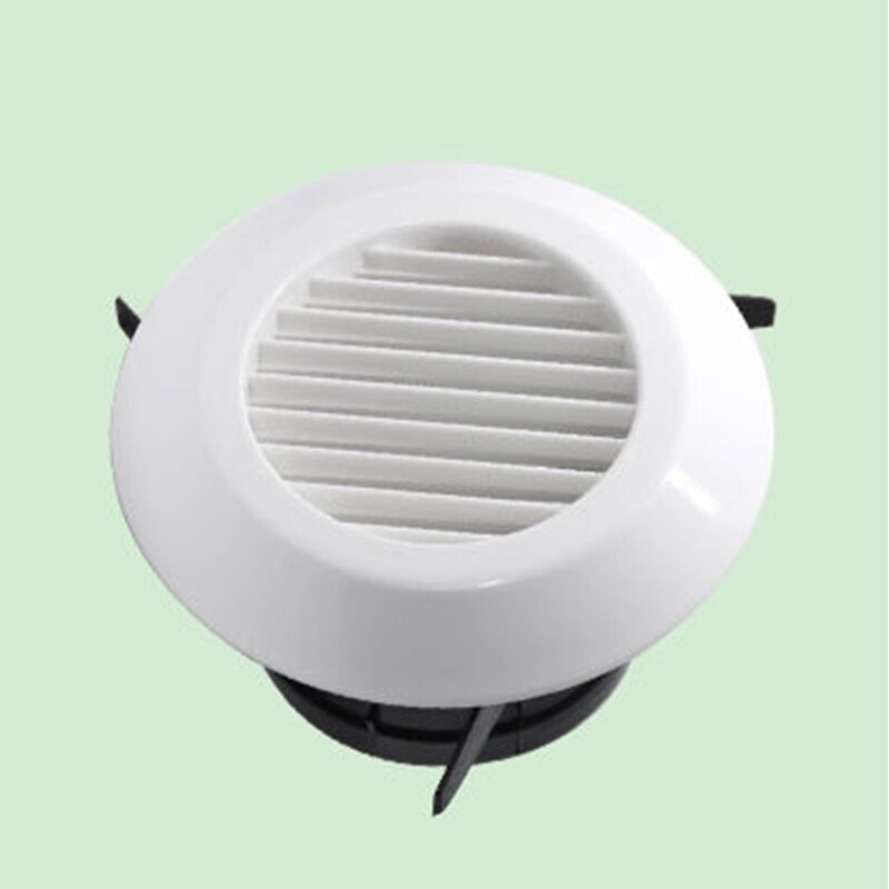 1 stk rund vegg luftavtrekk ventil gitter deksel campingvogn bobil bobil ventilasjon innløp utløp abs plast gitter 150mm