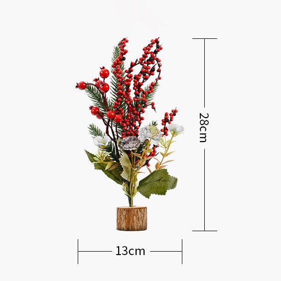 Mini Kerstboom Desktop Ornamenten Kunstmatige Festival Miniatuur Boom Decoratie Voor Thuis Room Decor Kinderen 28*13Cm