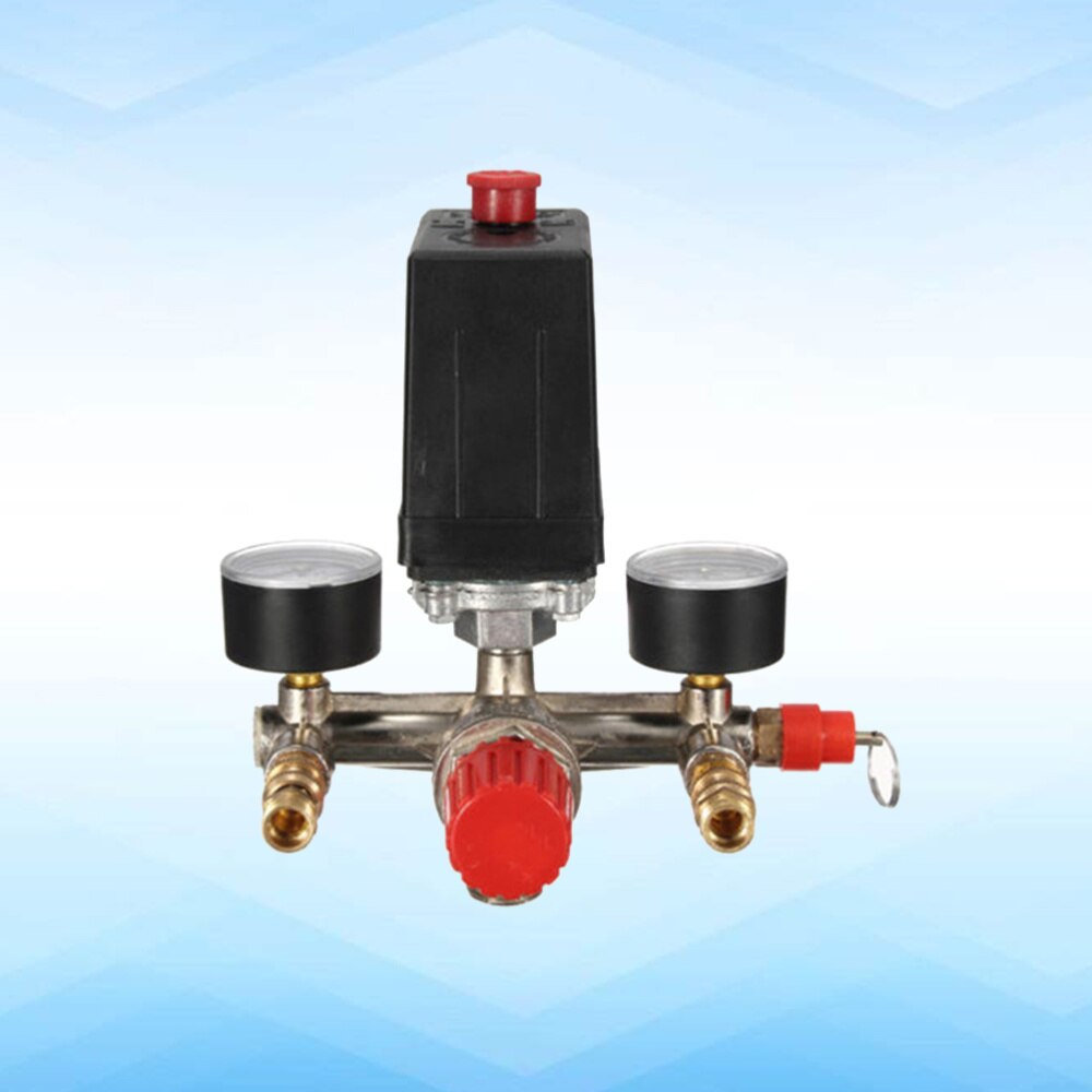 175psi Air Compressor Pump Pressure Switch Control with Gauges Regulator