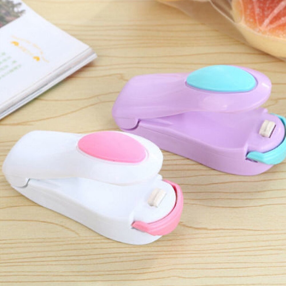 Mini Snacks Sealing Pocket Portable Hand Pressure Sealing Machine Plastic Bag Self-sealing Electromechanical Heat Sealer