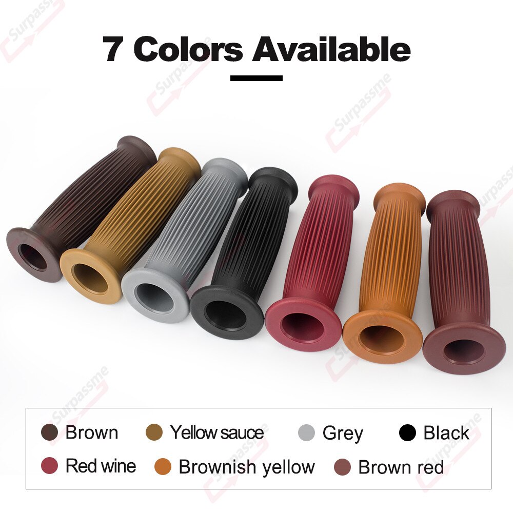 7/8 &quot;22mm 24mm Motorrad Lenker Griffe Gummi Gel nicht Unterhose Moto-Cross Griff Griffe Bremse Drossel Griffe Motorrad zubehör