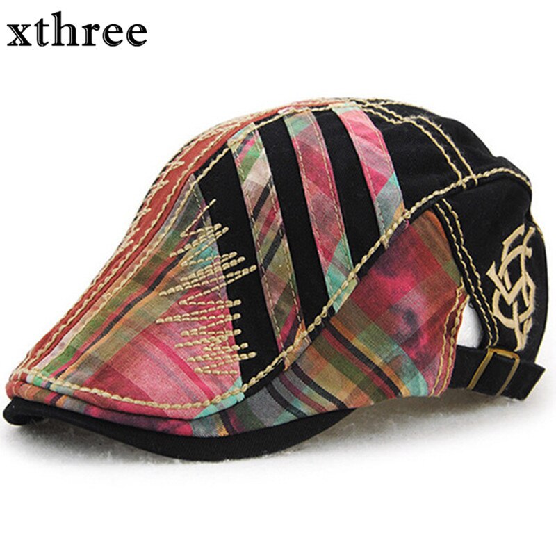 Xthree baret cap herre hatte til kvinder visir solhat gorras planas flade kasketter baretter