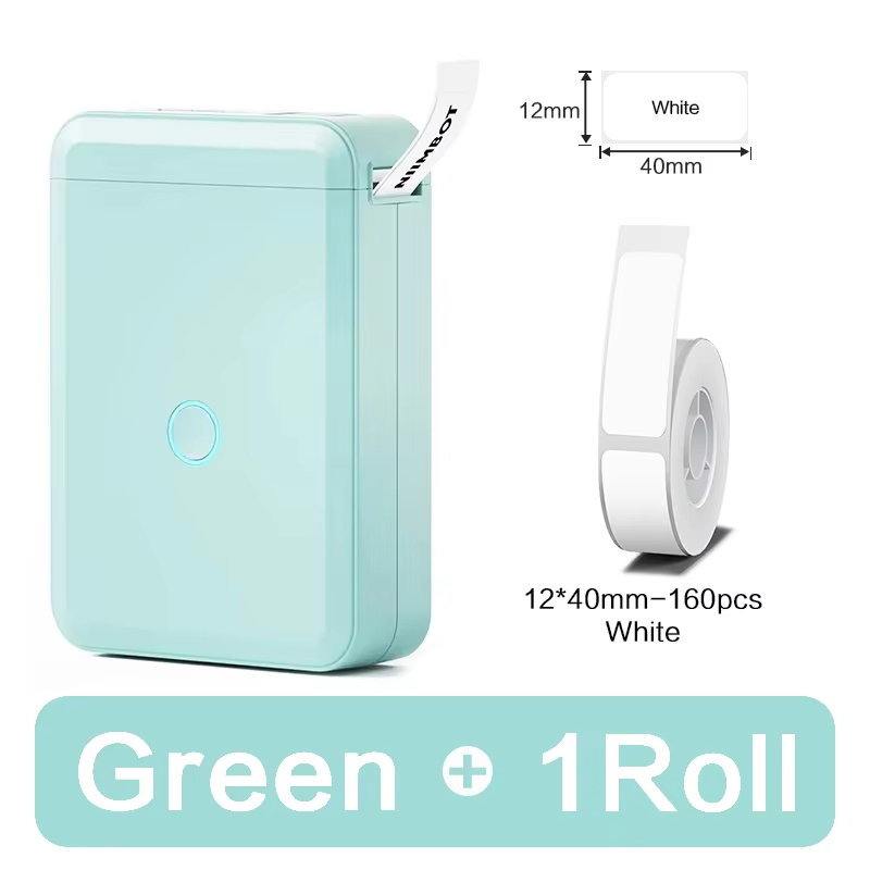 Niimbot D110 Portable Mini Printer Thermal Adhesive Sticker Label Printer Inkless Pocket Label Maker UV Printer For Mobile Label: Blue
