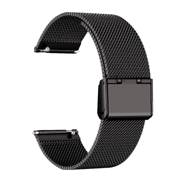 Bracelet de montre milanais en métal pour Xiaomi Redmi Watch 5 Active/5 Lite/3 Active/3 Lite, Bracelet de remplacement en acier inoxydable: Noir gris / 18mm