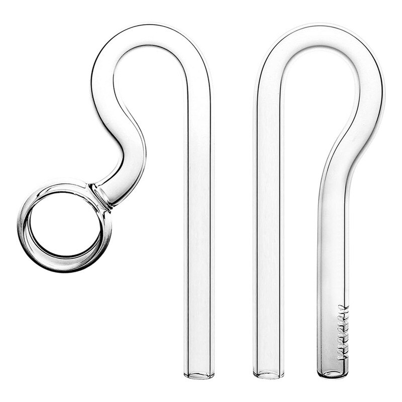 Glass Lily Pipe Spin Outflow and Inflow 10mm 13mm 17mm for Aquarium Planted Tank Landscape Tank Fish Tank Easy to Use: L