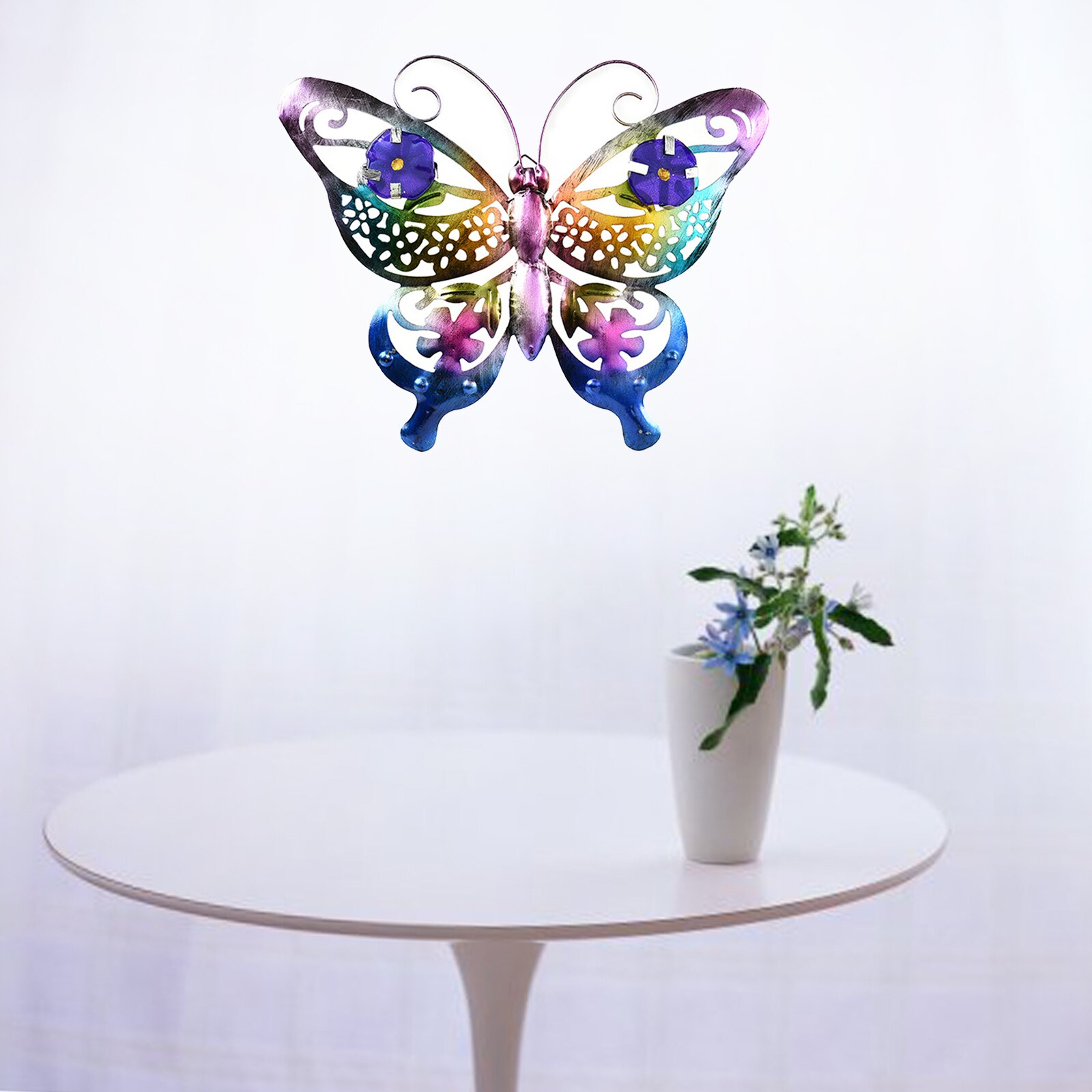 Metal Butterfly Wall Decor, Metal Wall Art Butterfly Decorations ing for Patio, Fence, Garden, Yard, Outdoor