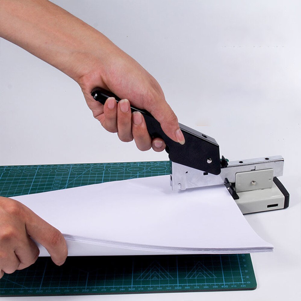 Agrafeuse en métal de Type lourd, capacité de 120 feuilles, outils de bureau, agrafes (broches) 23/13, 23/10,23/8,23/6, ensemble de bricolage