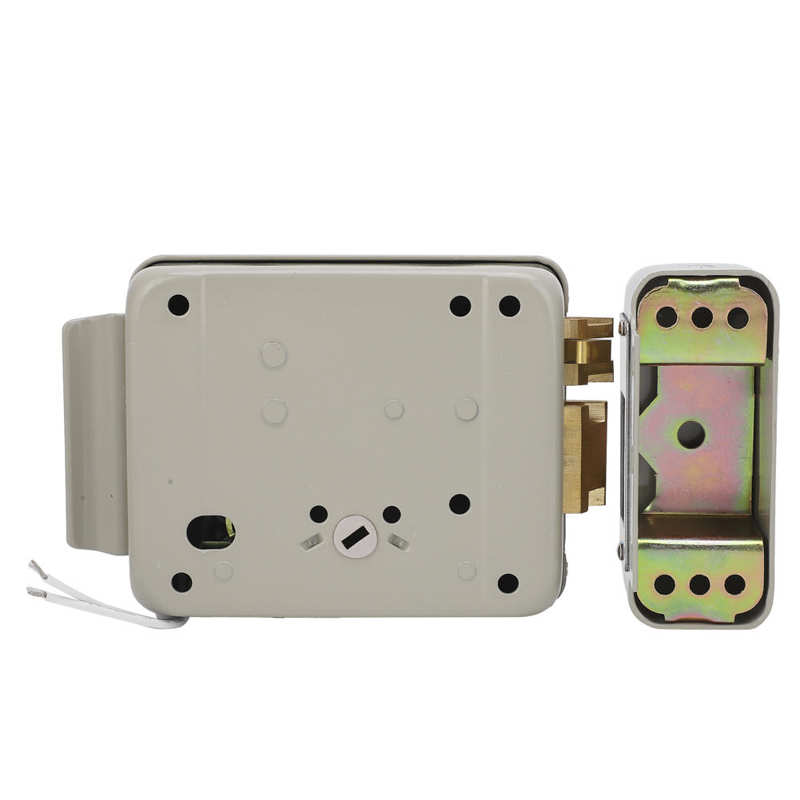 Door Strike Lock 9-12V 2‑Wire Door Lock for Iron Doors Wooden Doors