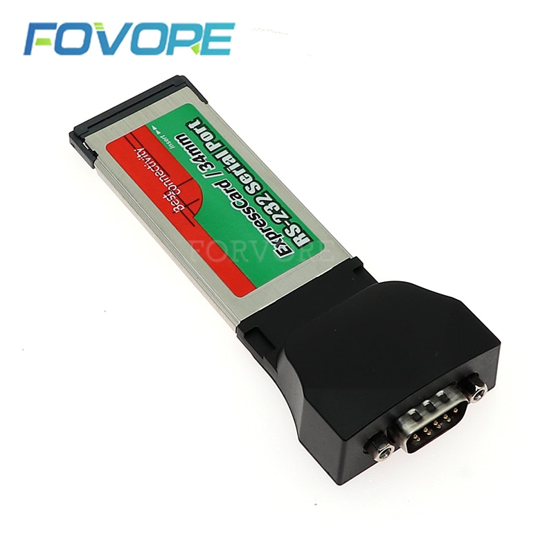 Expresscard adapter 34 mm 54 mm expresscard seriel  db9 com  rs232 adapter express card til  rs232 konverter til laptop