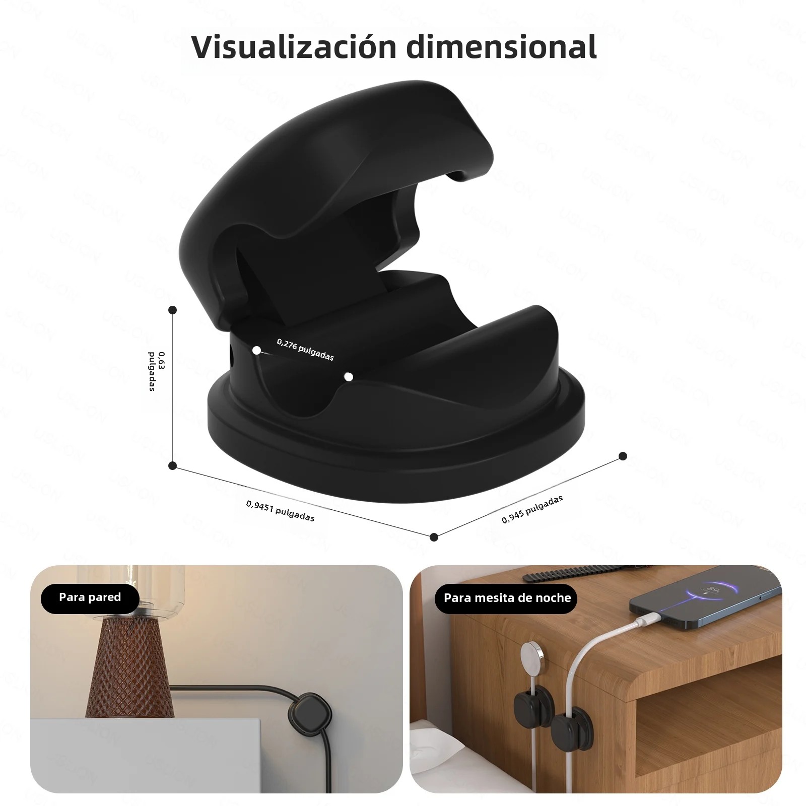 Magnetic Phone Cable Clips Under Desk Cord Holder Wire Smooth Management Keeper Office Kitchen Cable Organizer 3/6PCS