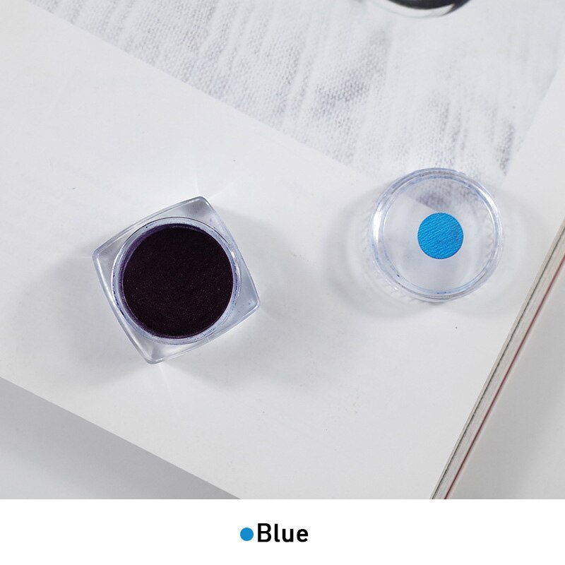 1g diy stearinlysfremstilling af voksfarvestoffer maling stearinfarvestoffer maling til soja vokslys oliefarve farvestoffer farvestoflysfremstilling af lys pigmenter: Blå