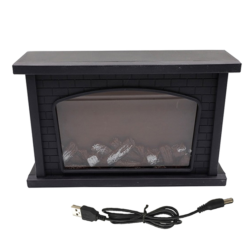 LED Flame Dynamic Lantern Lamp Simulation Fireplace Flame Effect Night Light USB Battery Powered For Living Room Decor