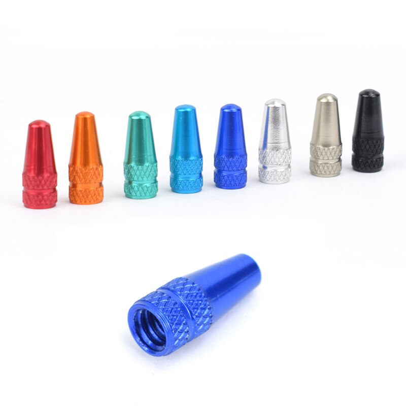 Bouchon de Valve FV pour pneu de vélo en alliage d'aluminium, protecteur couvert de vélo de route et vtt, anti-poussière, Valve Presta, 4/8 pièces