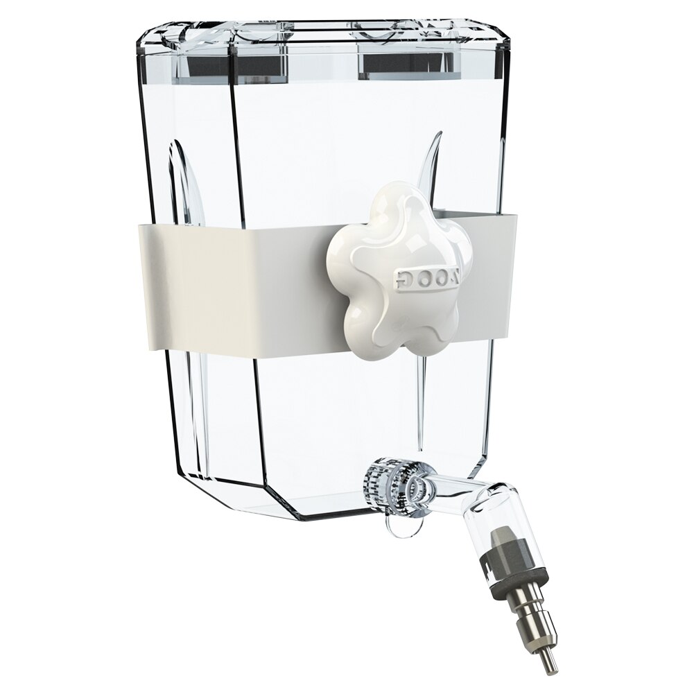 Loro hámster de plástico, fuente de agua, perilla de tornillo, boquilla inteligente, alimentador de agua, dispensador automático de agua, suministros para mascotas