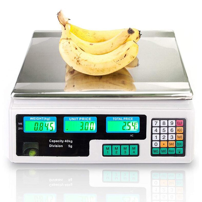 2G-40Kg/5G Draagbare Elektronische Weegschaal Post Voedsel Wegen Keukenweegschaal Led Elektronische Weegschaal Precisie meten