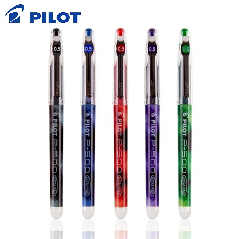 5 Stuks Perfect Voor Examen! Pilot Precieze P-500 Gel Inkt Rolling Balpennen Extra Fine Point Student Pen Soepele Schrijven