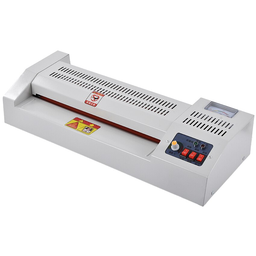 320A Metal Laminator and Cold A3 Photo A4 Laminating Machine for Office/Home 4 Rollers 220V 600W 1MM