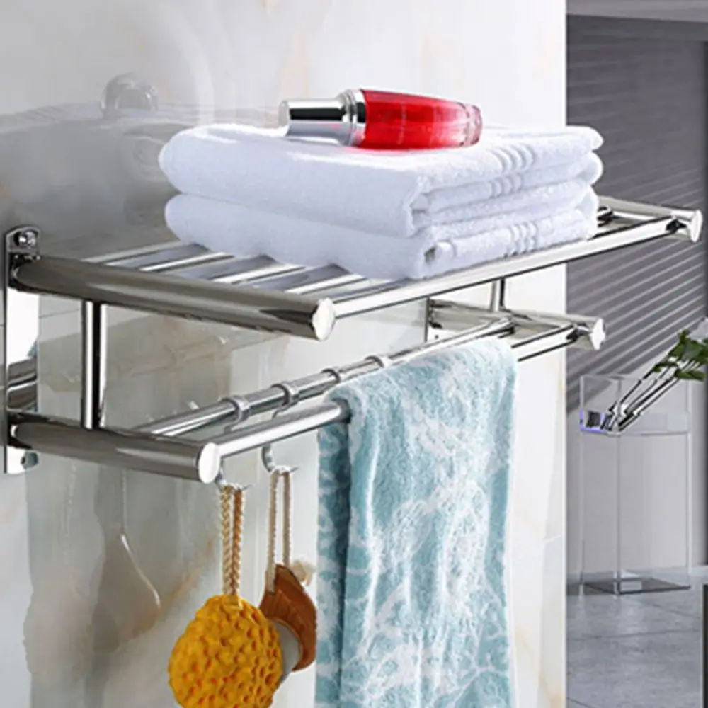 Toallero, soporte para baño, accesorios de baño, colgador de ducha de montaje en pared, barra de toalla, gancho para estante de almacenamiento