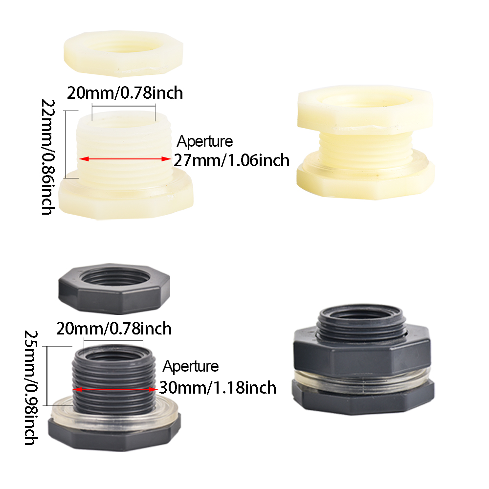 IBC Tank Brass Tap Adapter S60X6 Thread 10mm Garden Hose Connect Faucet Tank 1000 Liter IBC Tank Valve Fitting