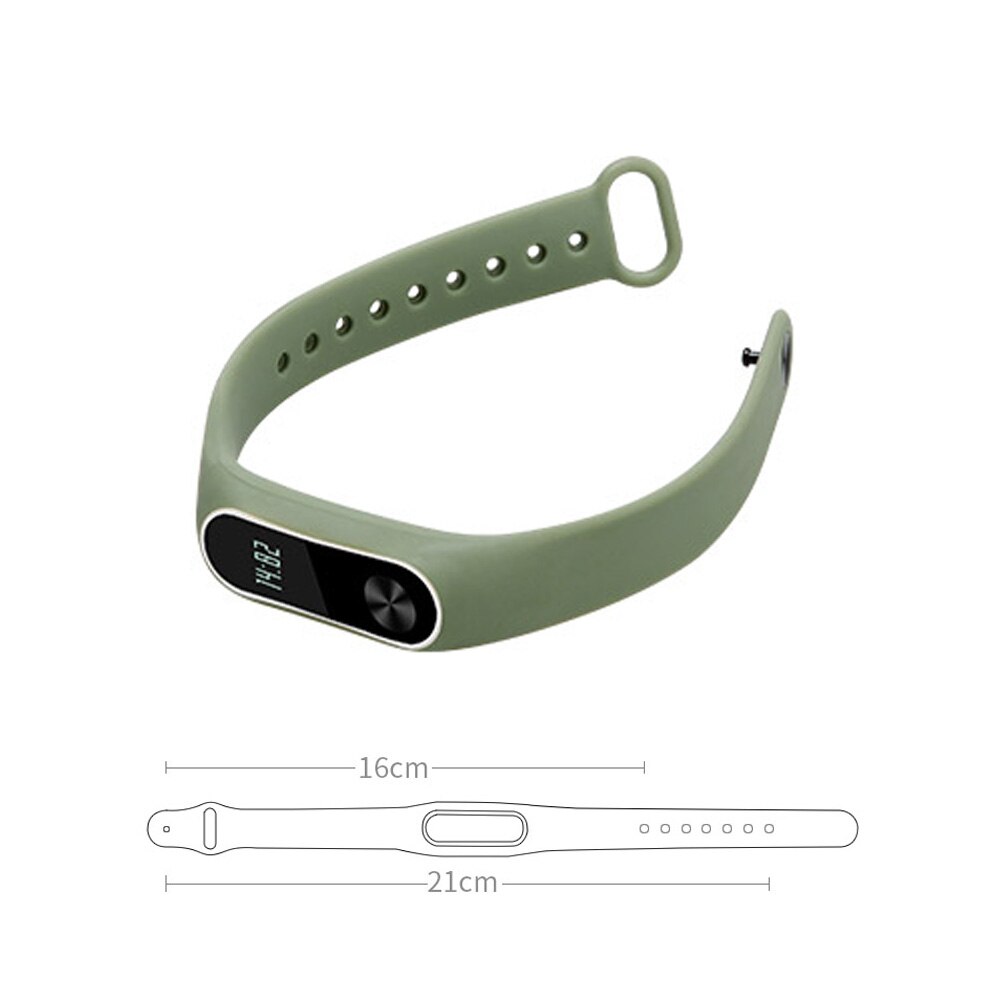 Strap for Xiaomi Mi Band 2 Bracelet for Smart Watches Xiomi Bend 2 Wristbands Replacement Silicone Miband 2 Straps Correa Opaska