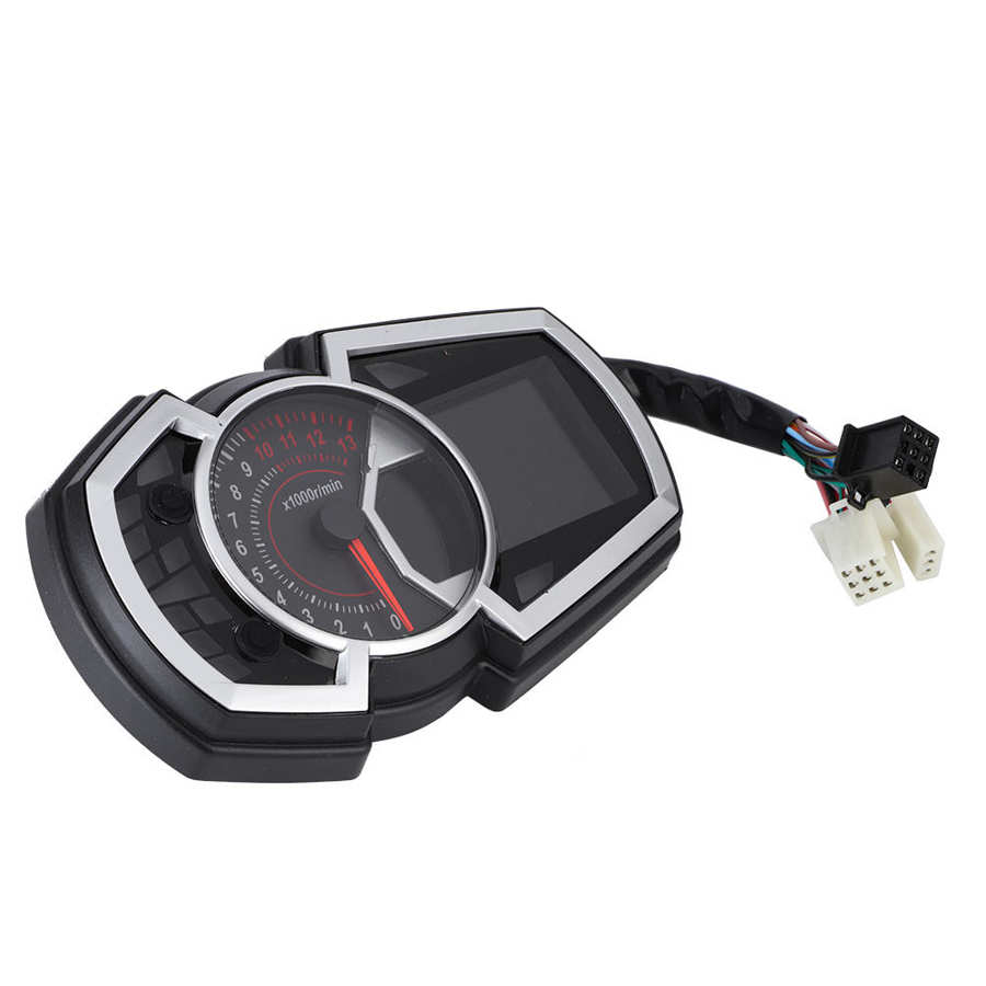 Auto Toerenteller Toerenteller Auto 12V Motorfiets Digitale Kilometerteller Lcd Display Gauge Universele Accessoire Gauge Toerenteller Auto