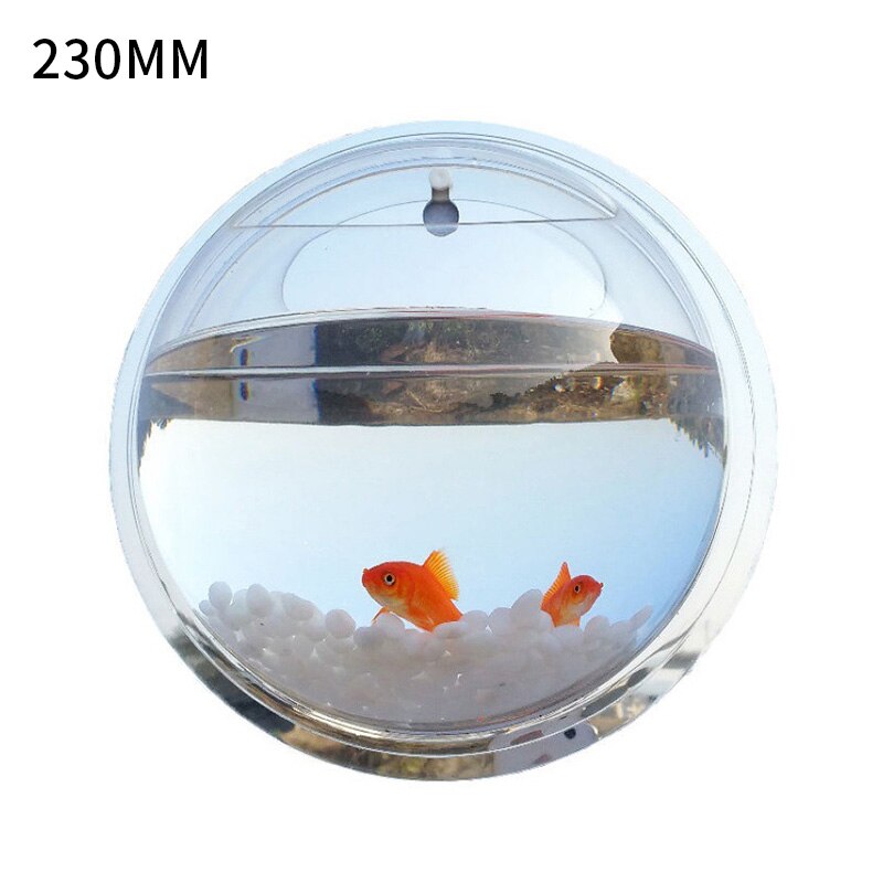 1 szt. Wyczyść wiszące naścienne akwarium dla ryb akwarium akwariowe akwarium roślina ryba bańka #15: Mirror B