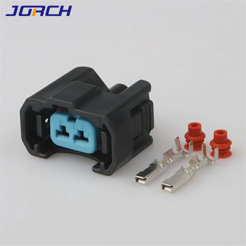 Conector eléctrico para inyector de combustible, conector macho y hembra NH1 OBD2 de 2 pines con Cable Pigtail para Honda 6189-0533: 2P Female
