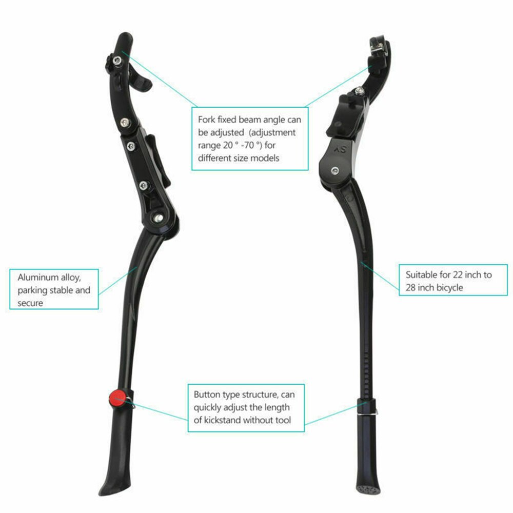 Kickstand Upgrade Replacement For Giant ATX XTC Road Bike Heavy Duty Mountain Bike Bicycle Cycle Prop Side Reak Kick Stand